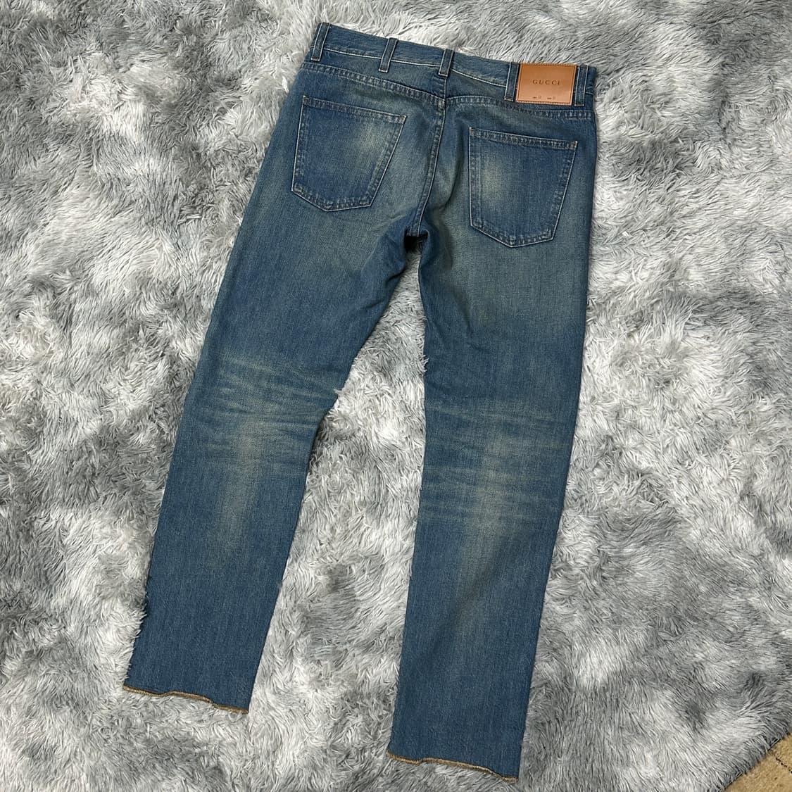 구찌 스네이크 자수 데님 팬츠 31 상품이미지3