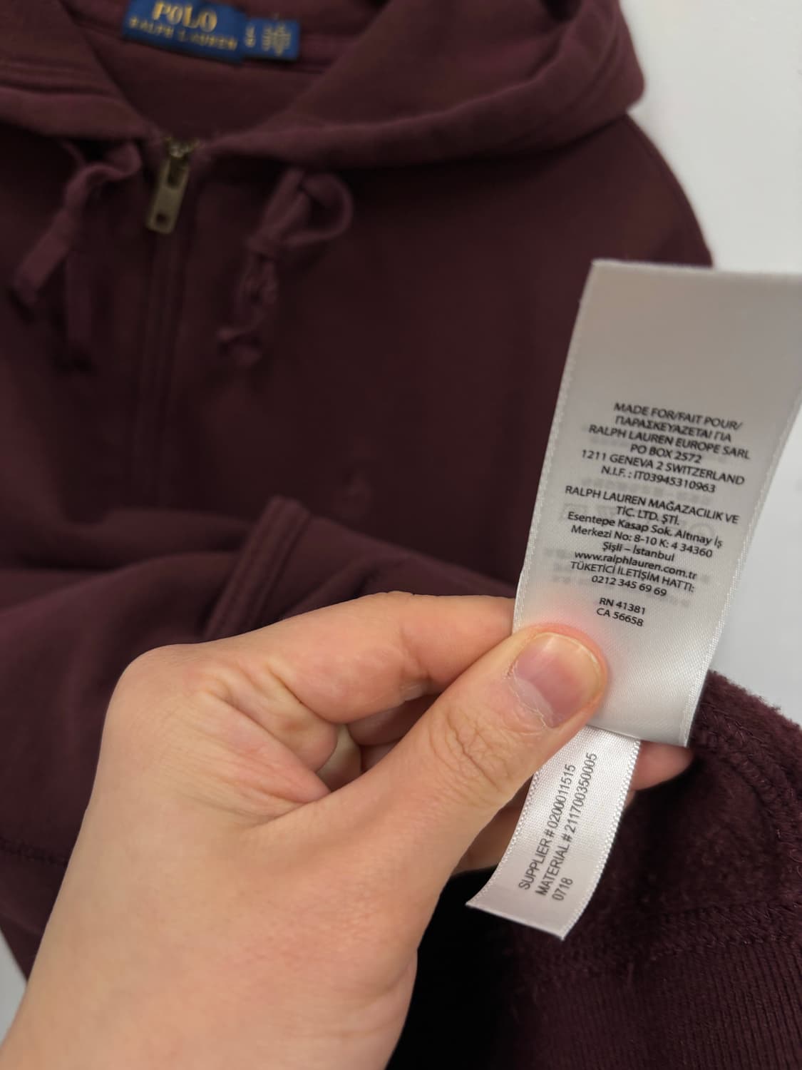 폴로랄프로렌 후드집업 상품이미지6