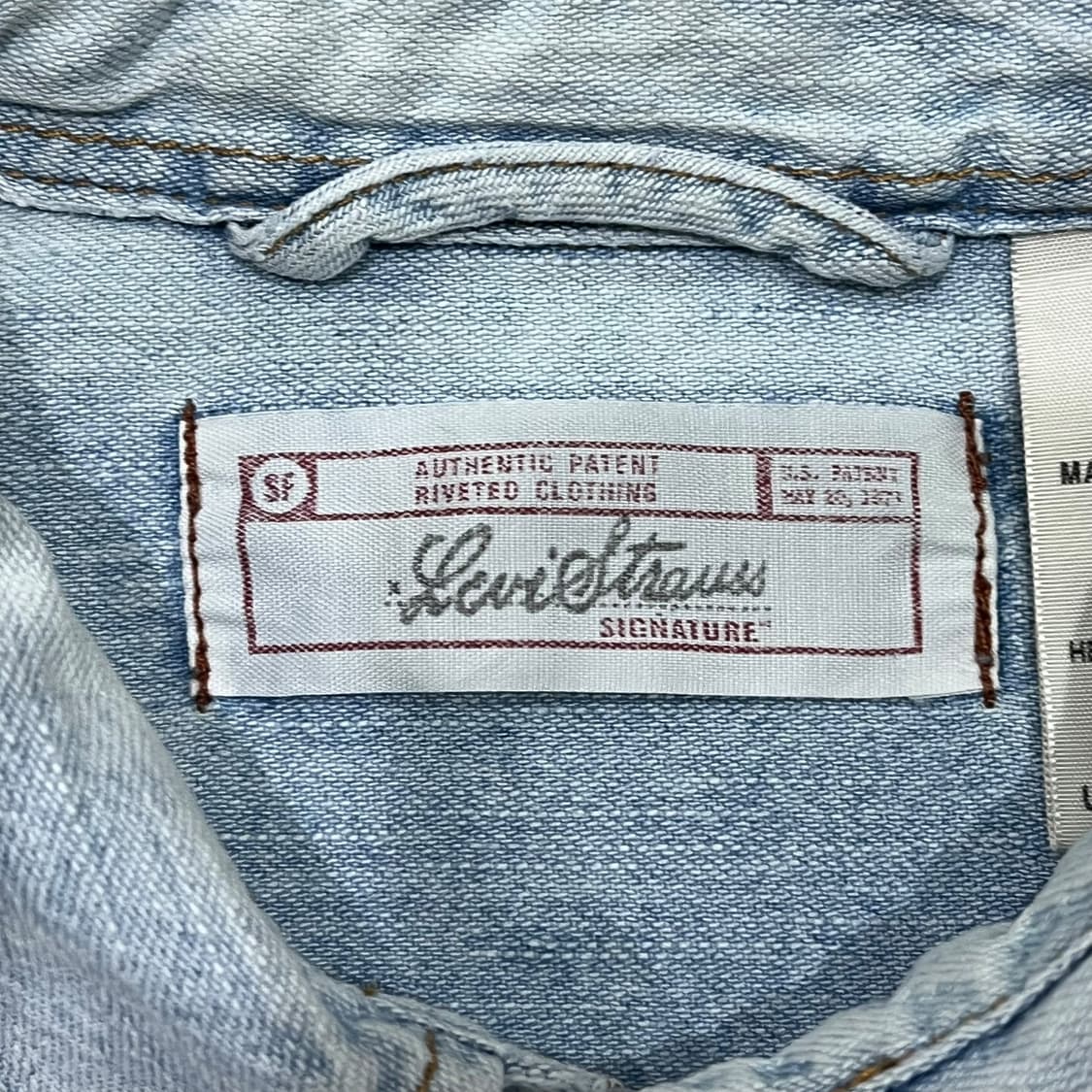 리바이스 투포켓 데님셔츠 s08062 상품이미지7