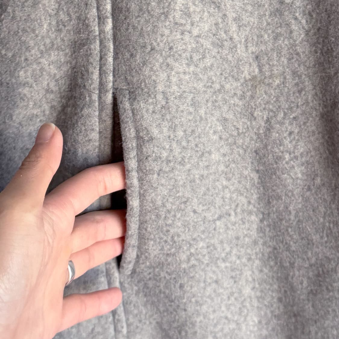 소프트 그레이 후드 탑 상품이미지5