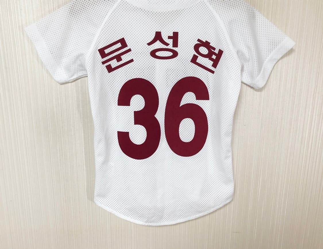 KBO ATC 넥센(키움)히어로즈 올드 홈유니폼 7호(세) #36 문성현 상품이미지10