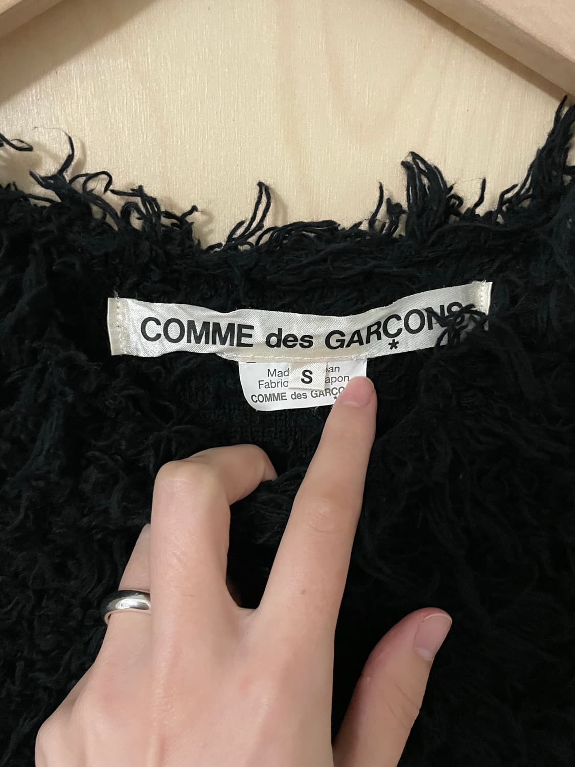 꼼데가르송 퍼 니트 상품이미지6