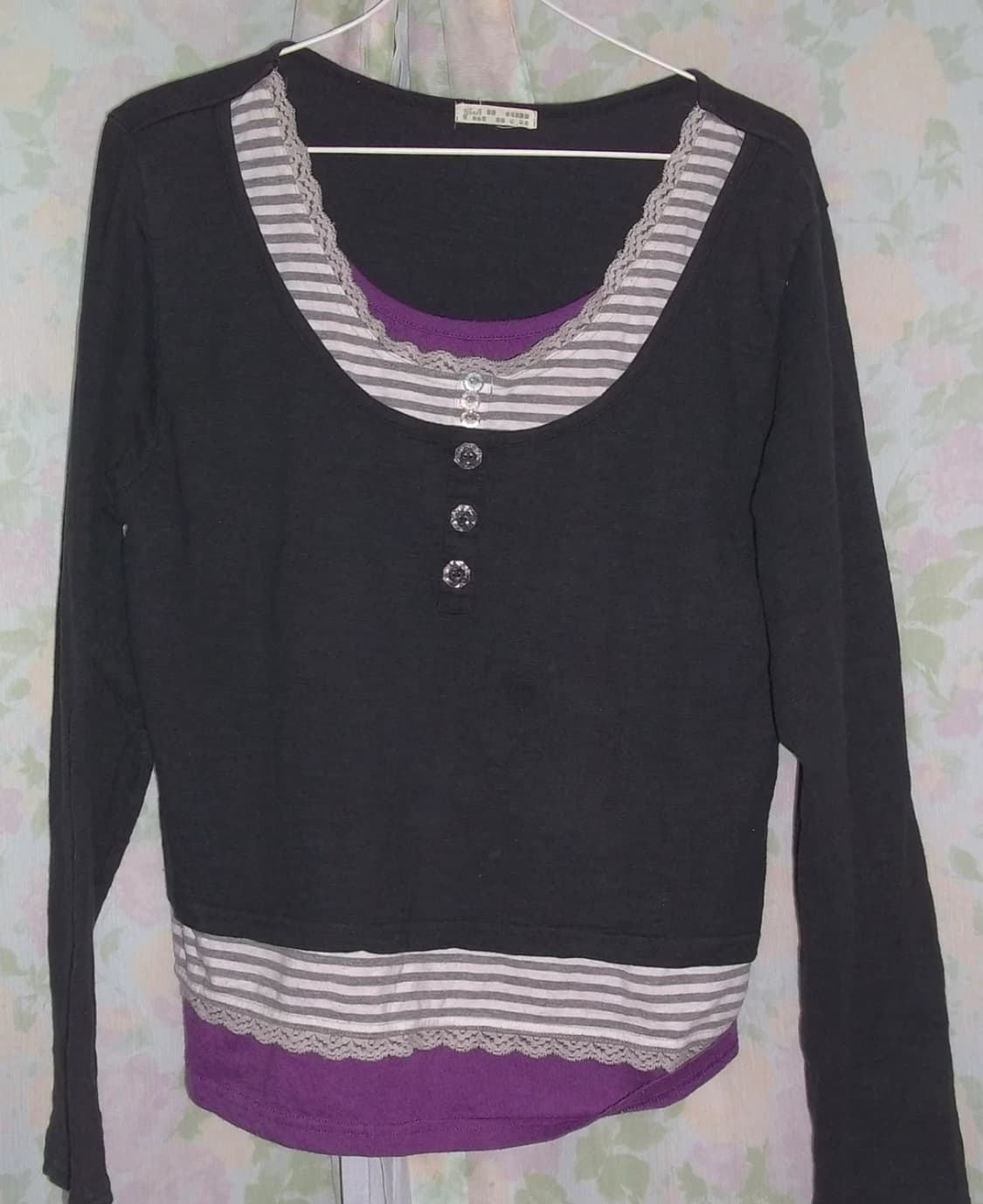 빈티지 레이어드 티셔츠 상품이미지1