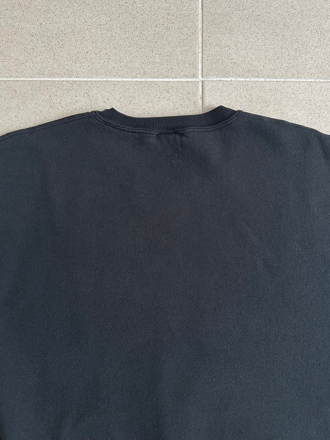 90s 빈티지 러셀 스웻셔츠 블랙 XL 상품이미지5