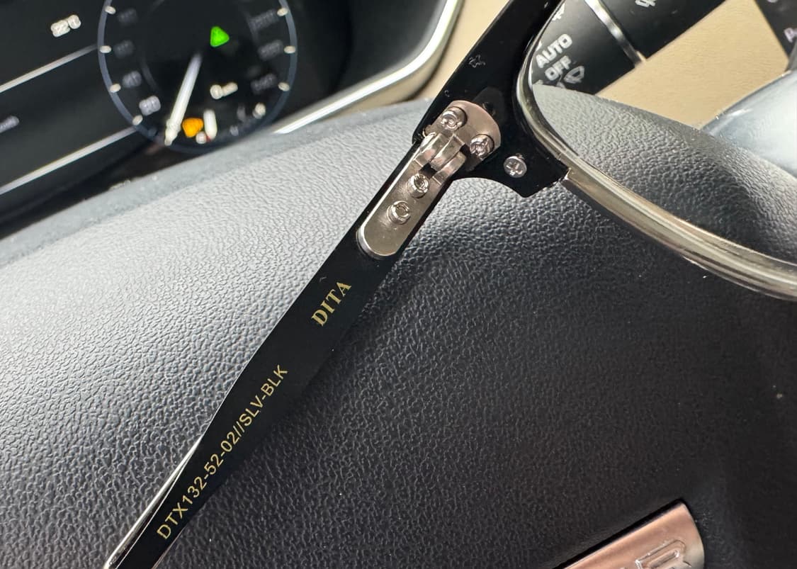 디타 스테이츠맨6 St. 블랙실버 안경테 상품이미지4