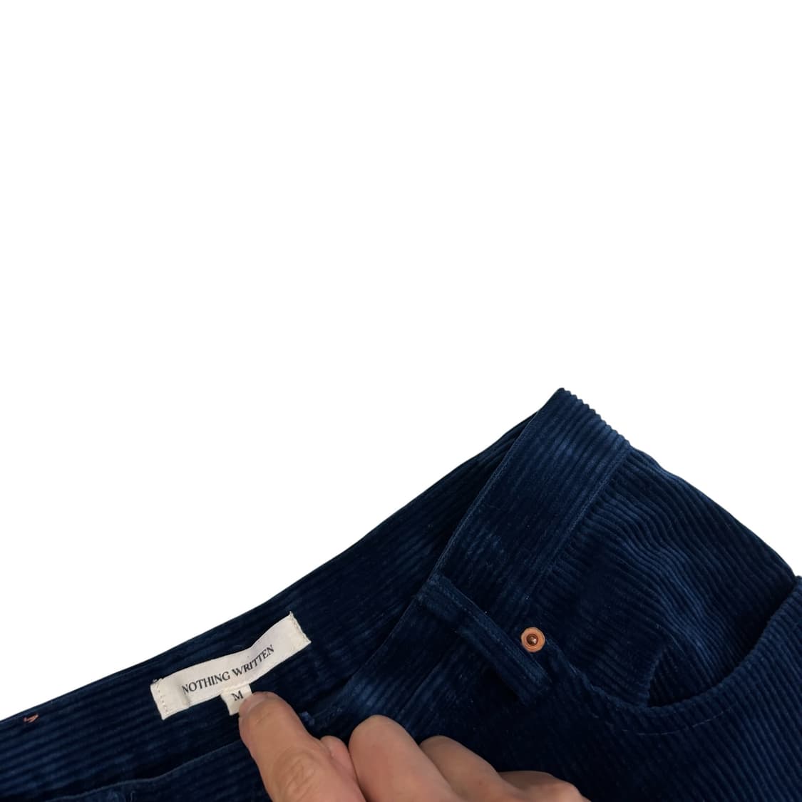 낫띵리튼 네이비 코듀로이 팬츠 상품이미지3