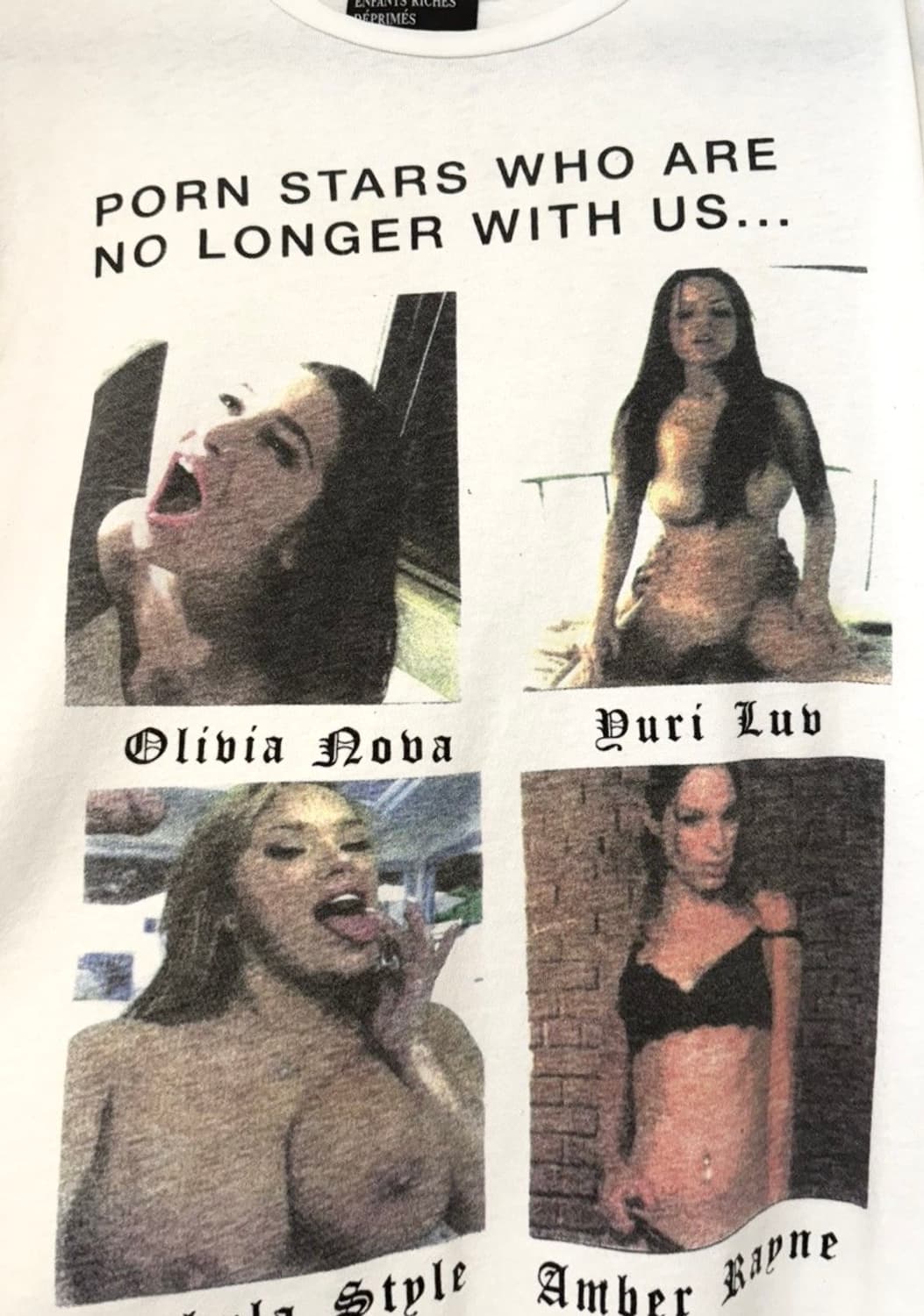 DEAD PORN STAR 티셔츠  상품이미지1