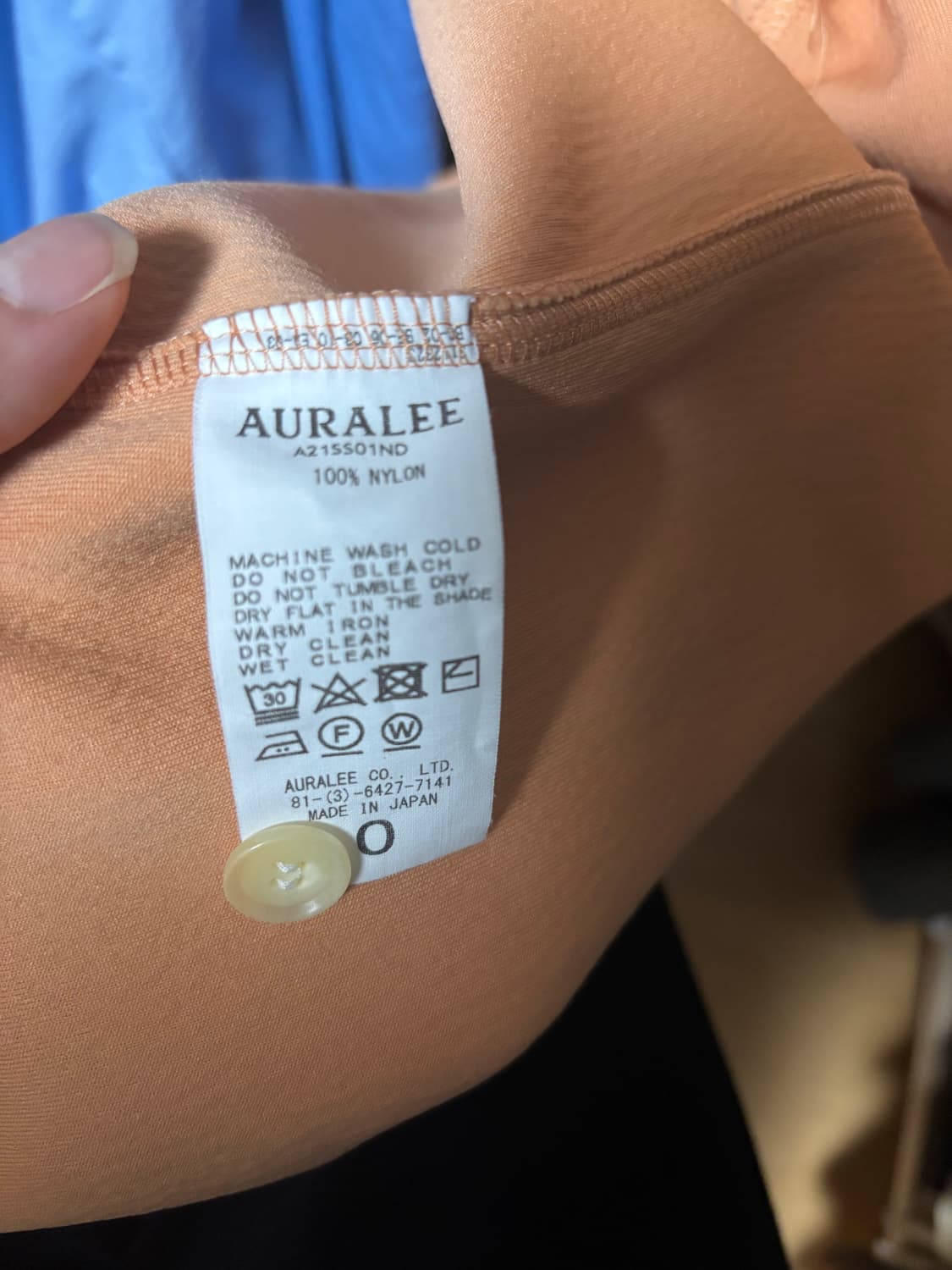 오라리 여성 오버사이즈 셔츠 0사이즈 상품이미지5