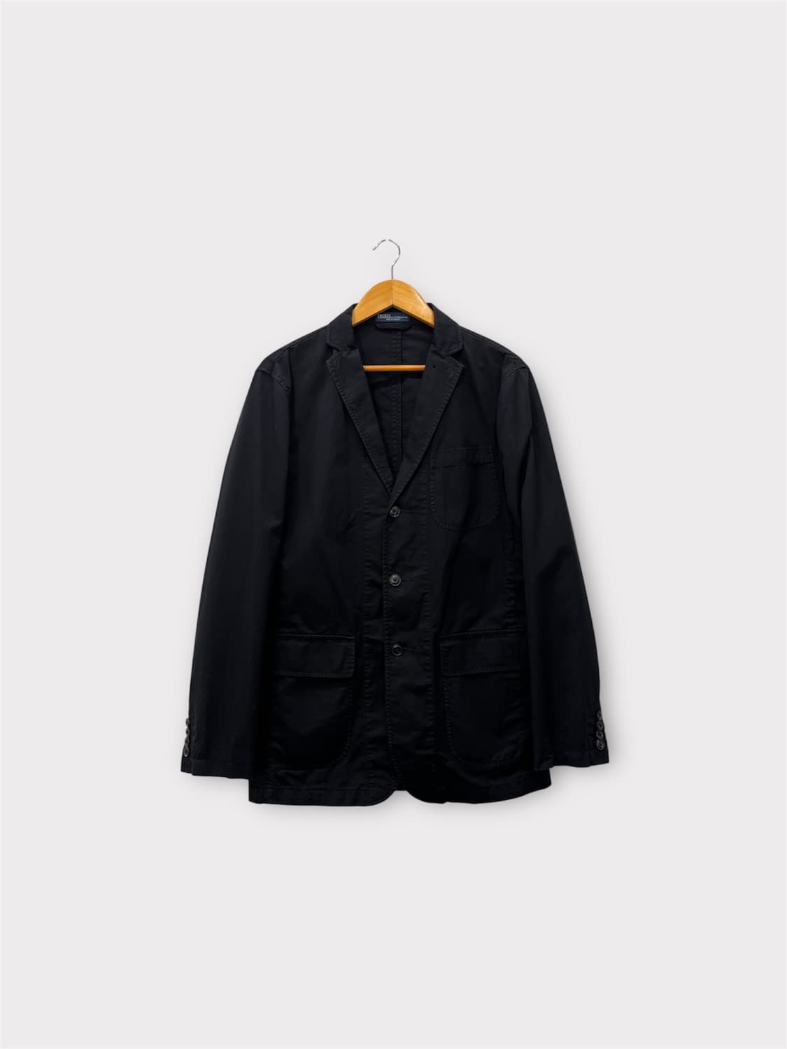 폴로 랄프로렌 블랙 코튼 블레이져 자켓 95-100사이즈 상품이미지1