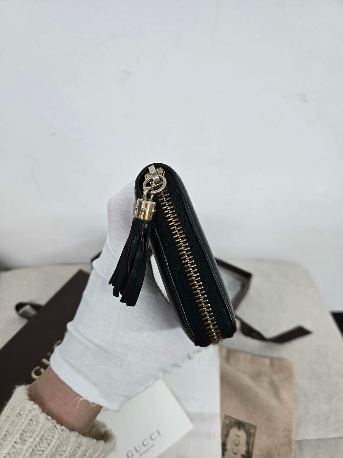 [보증서 정품] 구찌 소호 장지갑 상품이미지4