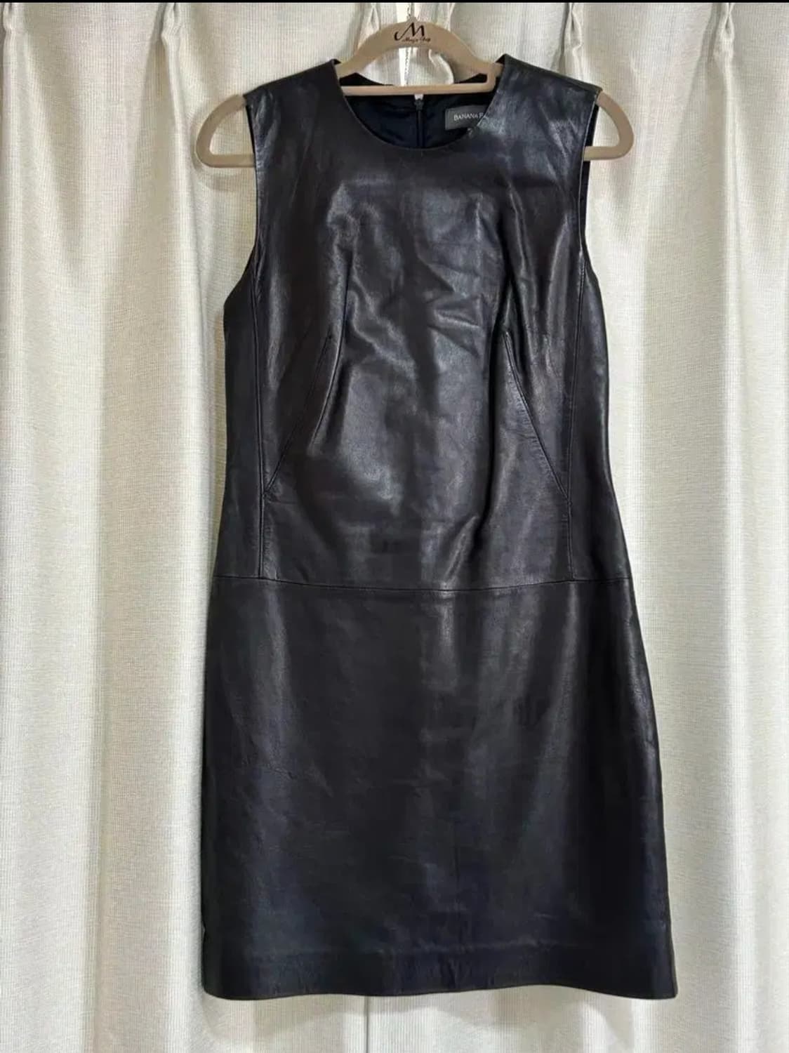 바나나리퍼블릭 블랙 양가죽 원피스 6 상품이미지8