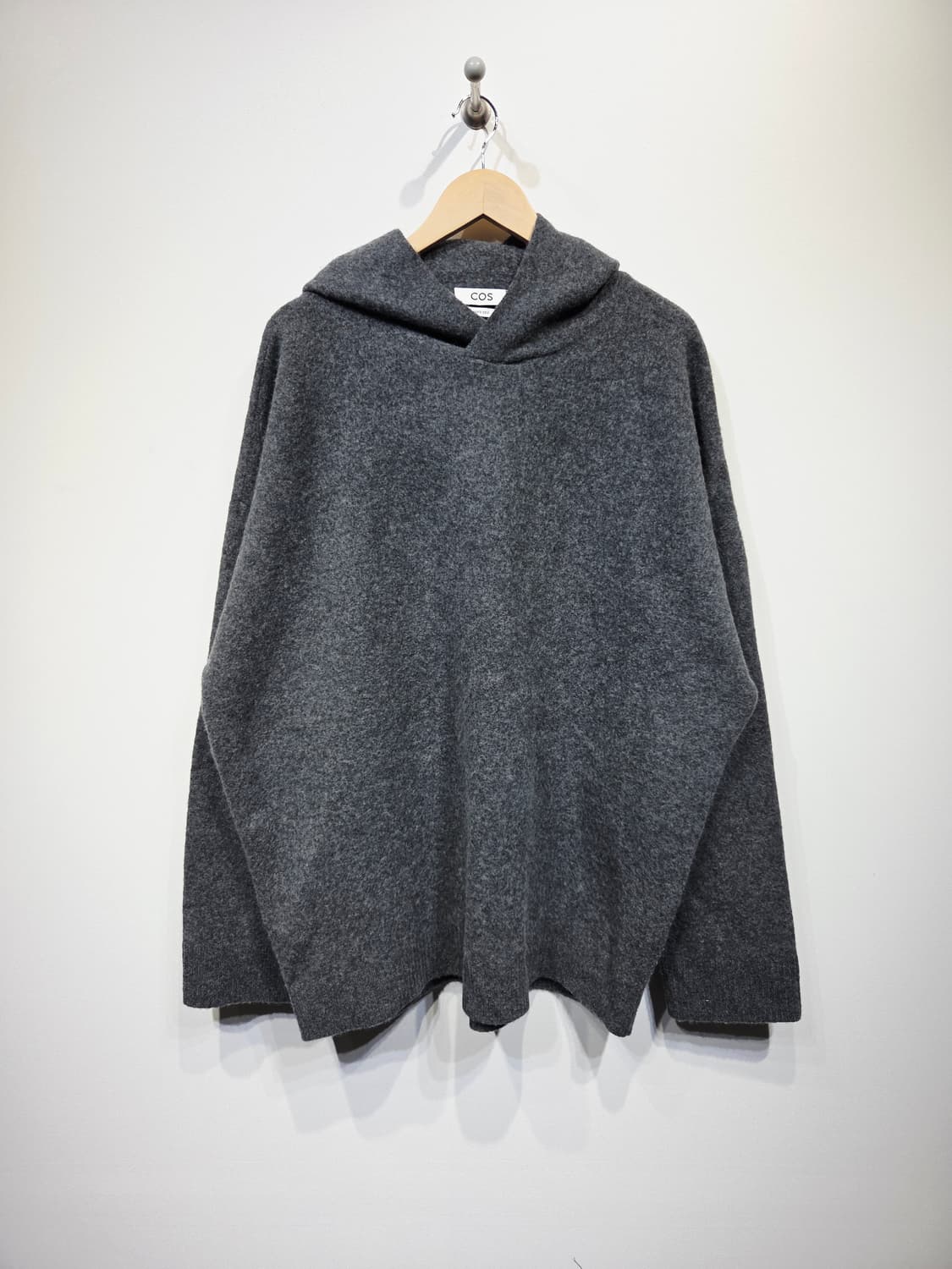 COS 코스 오버사이즈 야크 울 혼방 후드 니트 상품이미지2