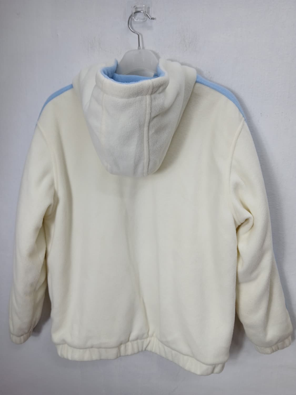 FCMM 후리스 후드집업 누빔 블루아이보리 95-100 새제품급 상품이미지4