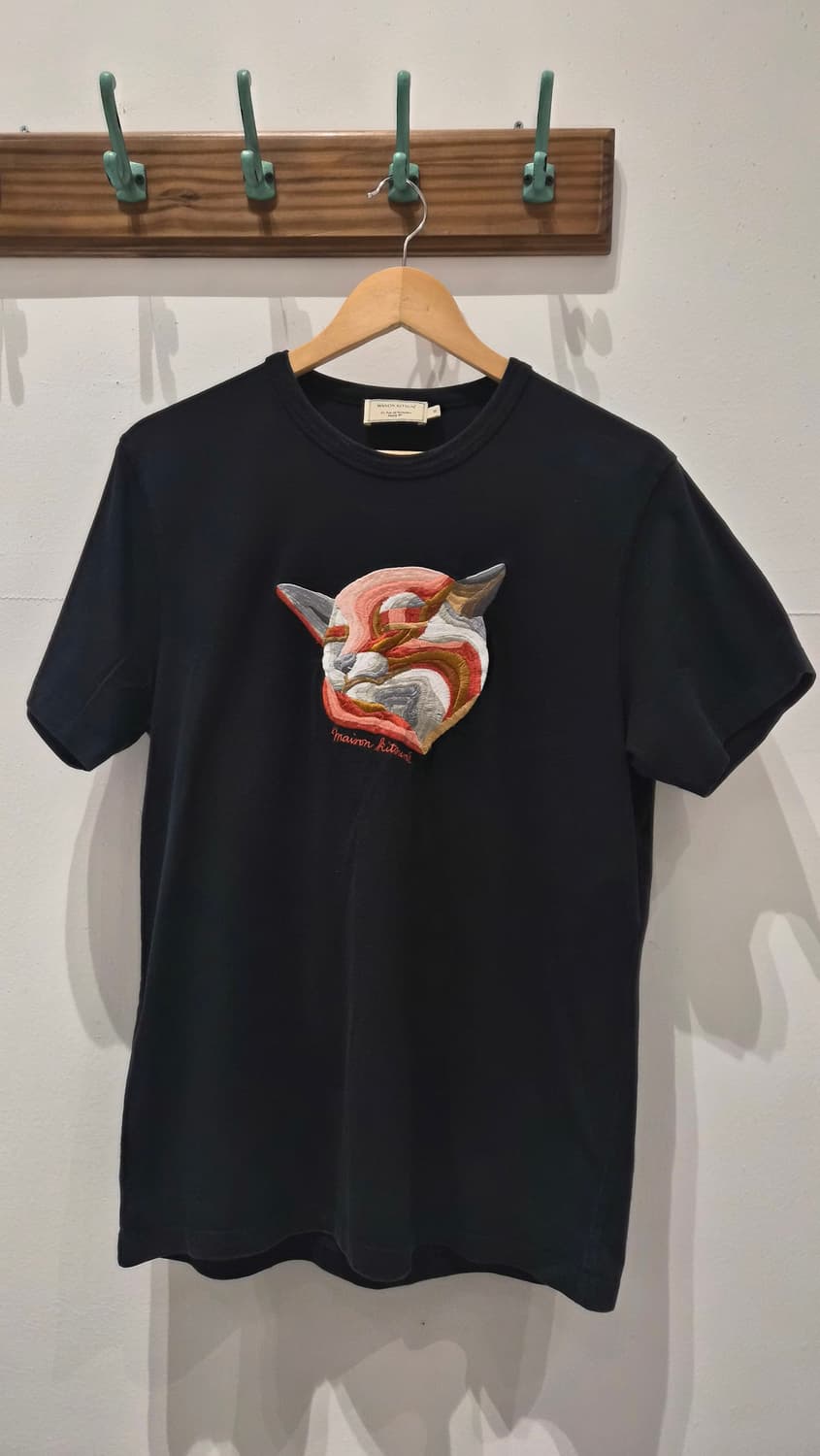 메종키츠네 자수 반팔 상품이미지1