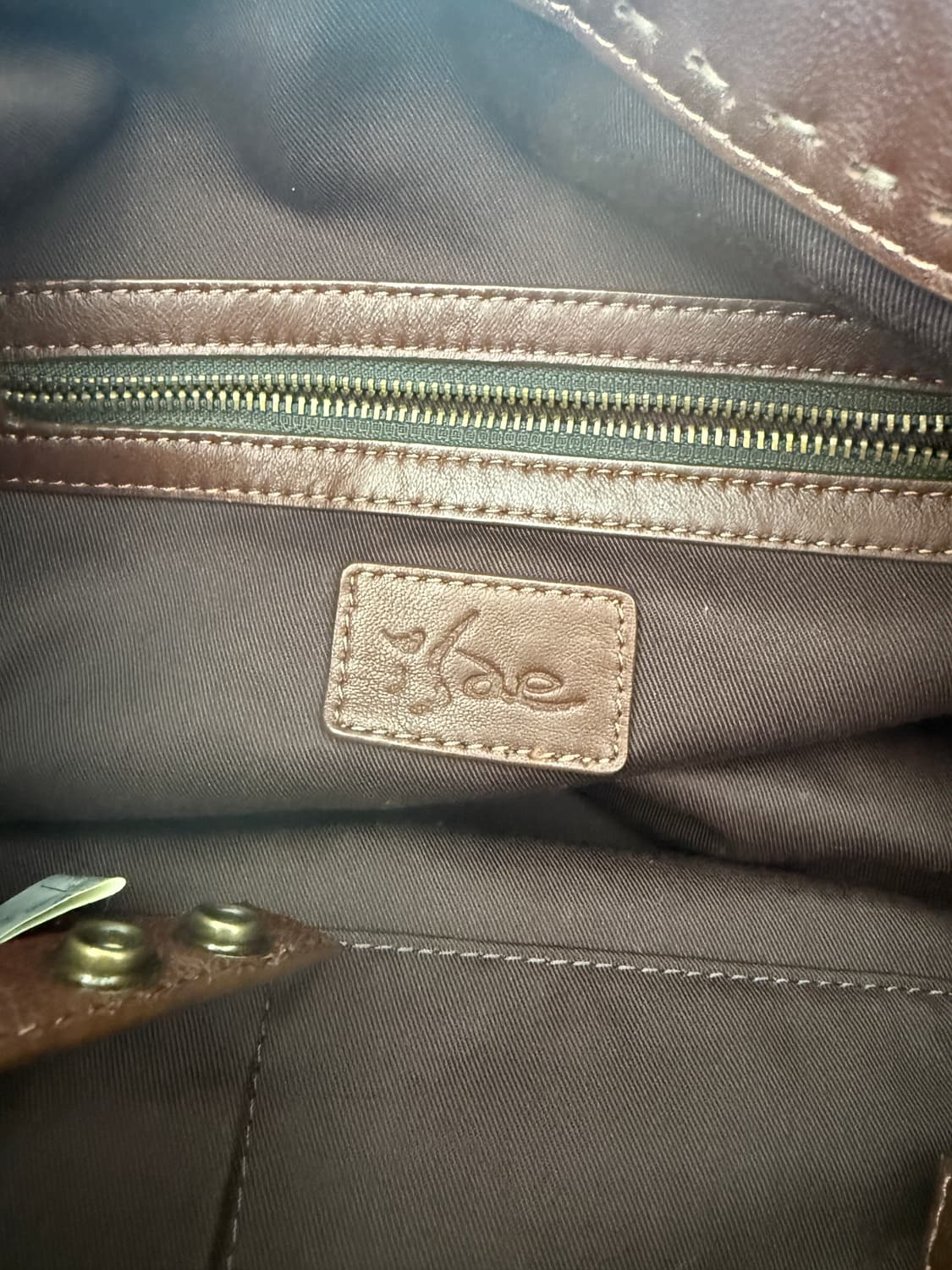 이새(isae) 코튼&레더 숄더백(큰 사이즈) 상품이미지9