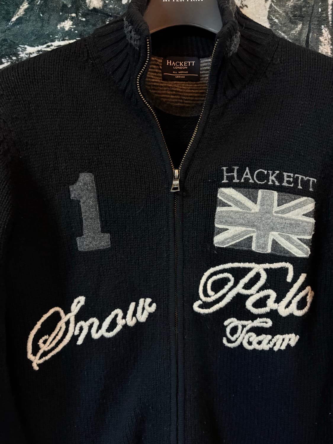 Hackett London polo zip-up knit. 상품이미지2