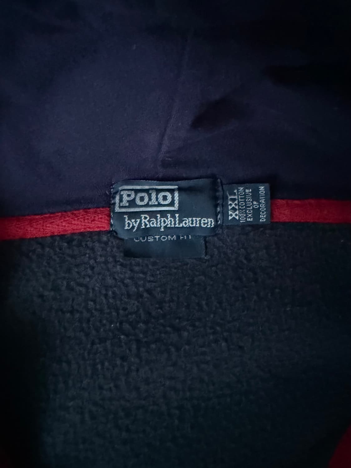 [예약] 폴로 랄프로렌 빅포니 성조기 후드집업 네이비 상품이미지5