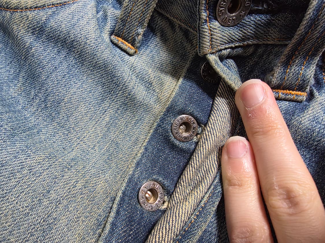 20s 빈티지 리바이스 발렌시아제 201 대전판 워크팬츠 555 usa 상품이미지4