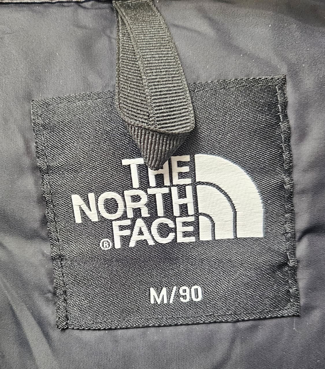 (90)M ☆우주매물☆ 노스페이스화이트라벨RDS크롭눕시[블랙]구스다운패딩 상품이미지2