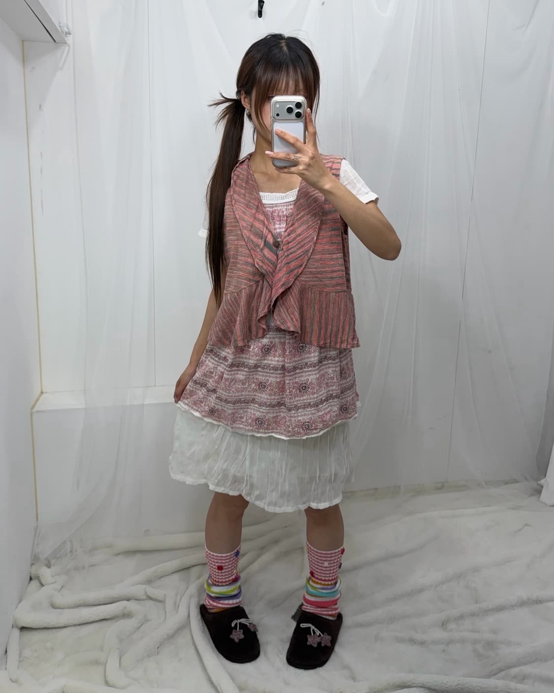 ˚꩜｡하구미 에스닉 레이어드 코디 세트˚꩜｡ 상품이미지1