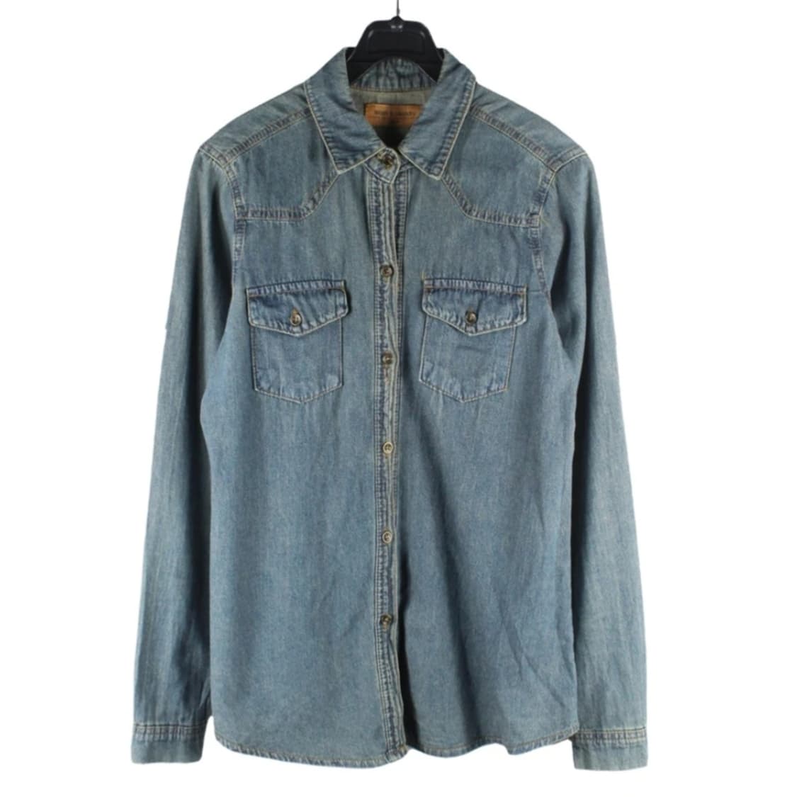 빈티지 워시앤런드리 데님셔츠 청셔츠 청남방 상품이미지1