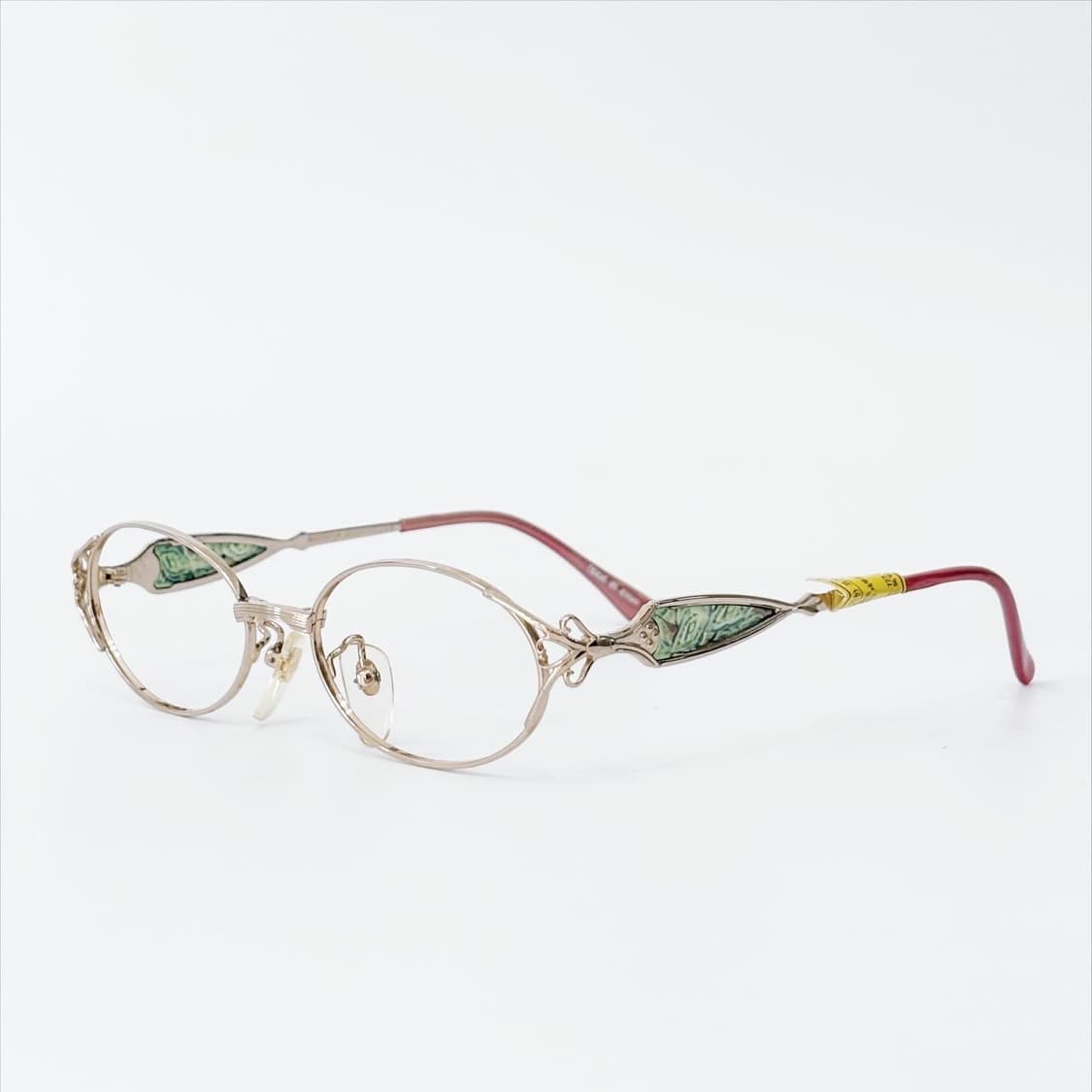 RUBYANG’S 그린 하트 골드 데드스탁 빈티지안경 상품이미지1