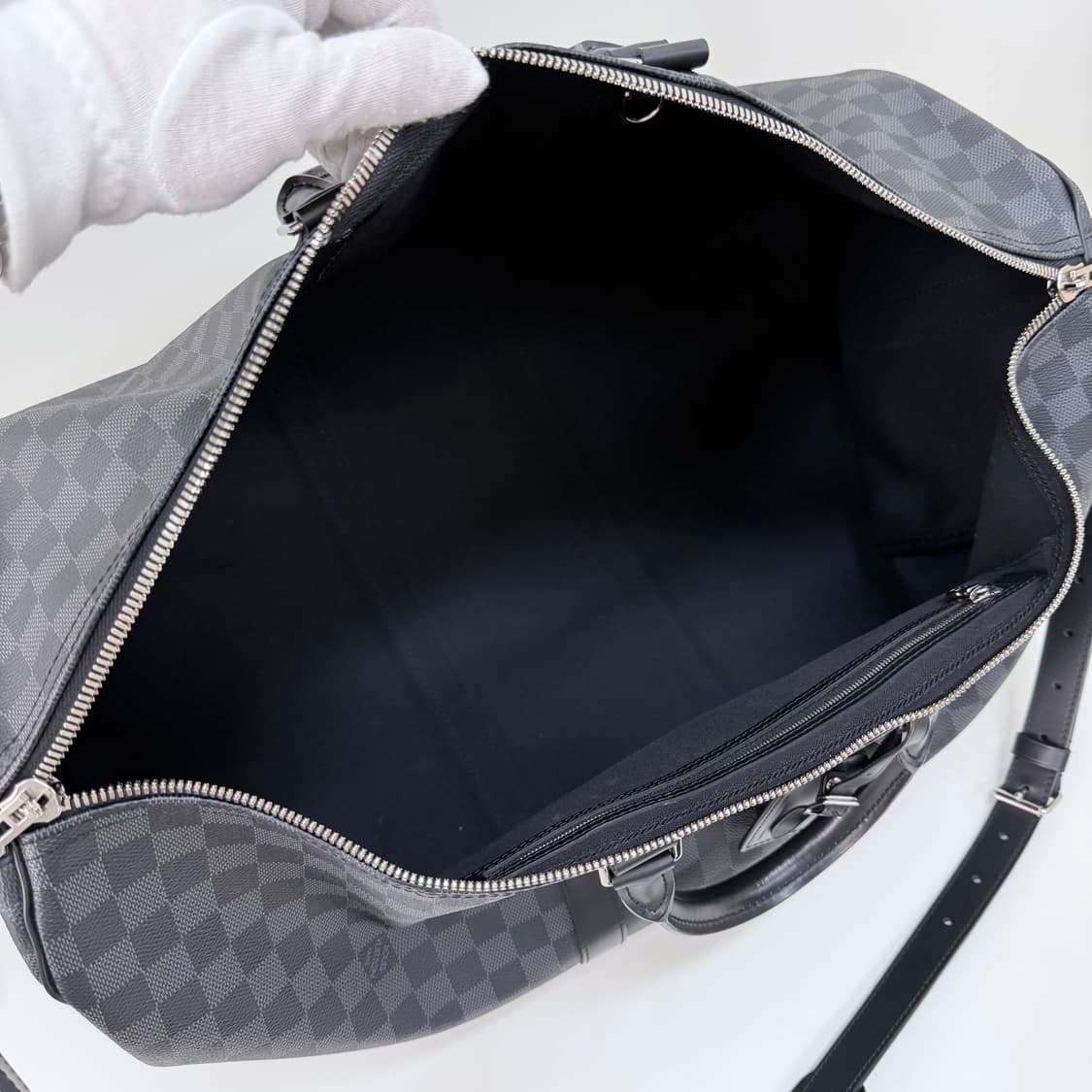 [S급/55] 루이비통 다미에 반둘리에 키폴 보스턴백 블랙 상품이미지6