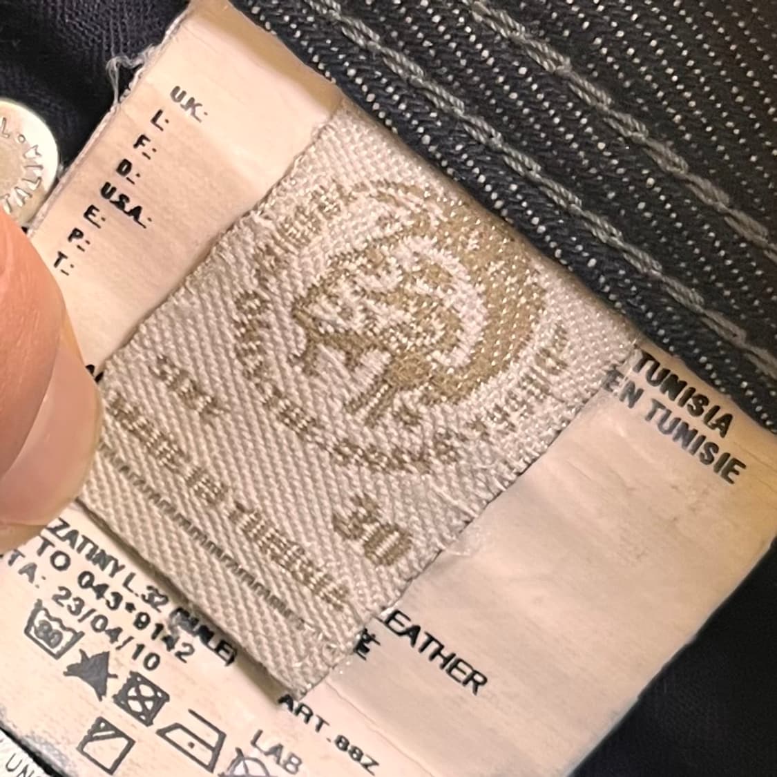 디젤 데님팬츠 W30 L32 상품이미지5