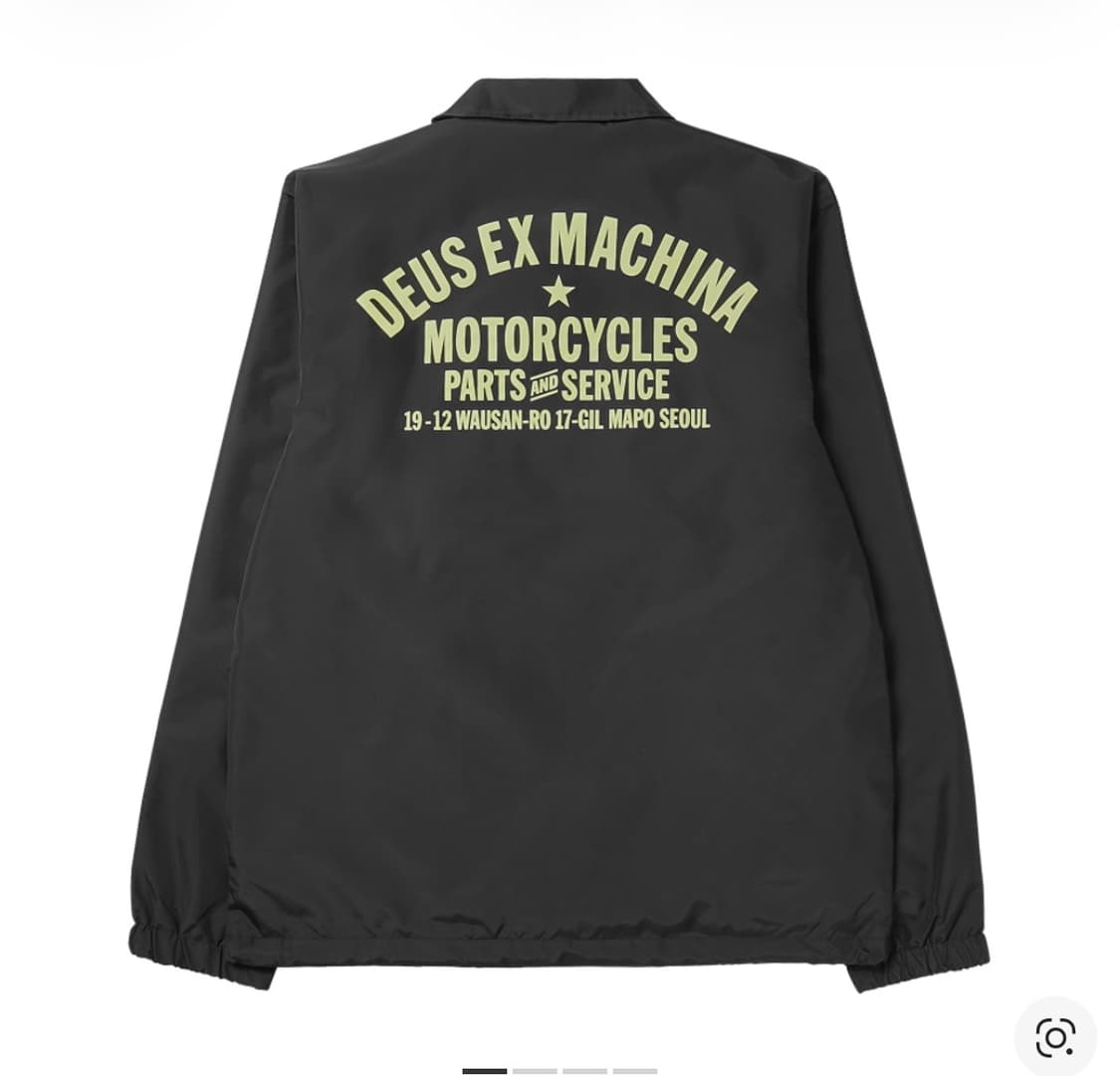 데우스 엑스 마키나 서울 코치 자켓 블랙 Deus Ex Machina S 상품이미지2