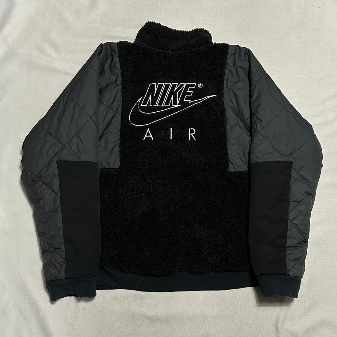 XXL 나이키 에어 블랙 반집업 플리스 상품이미지3