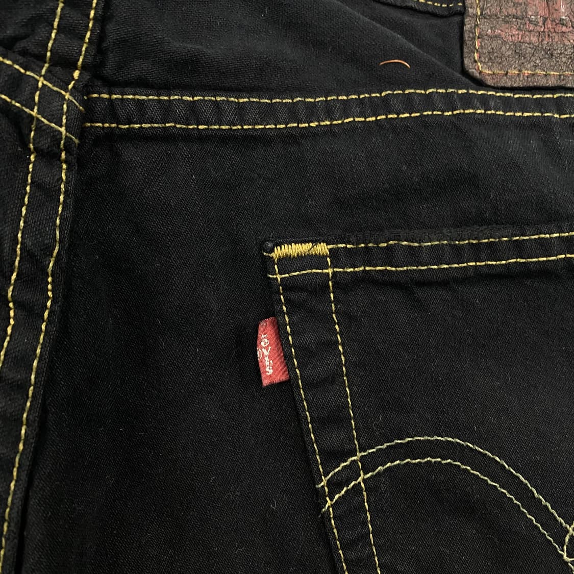 리바이스 527 부츠컷 블랙 플레어 진 (34) 상품이미지4