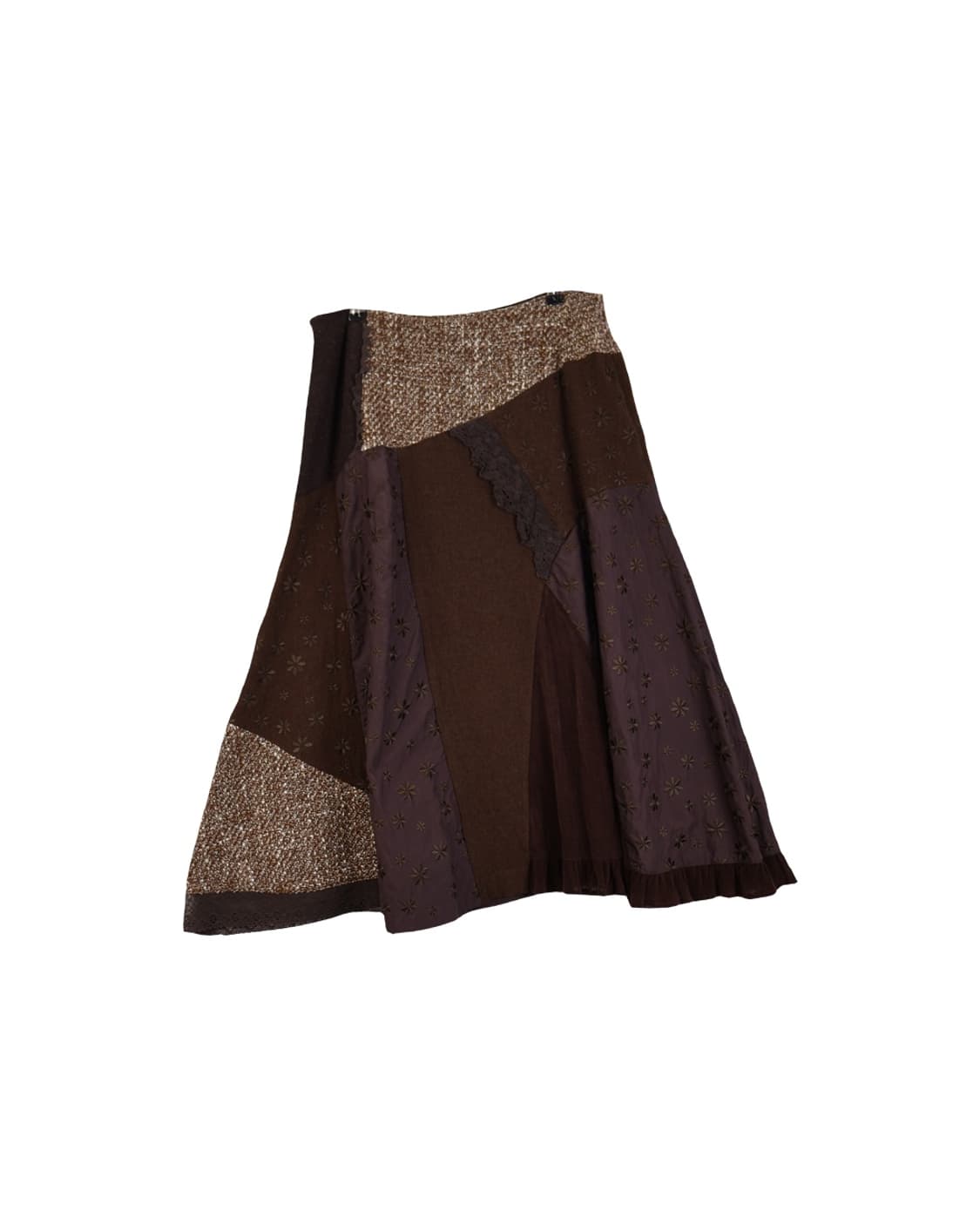 Jpn Brown Detail Midi Skirts 상품이미지5