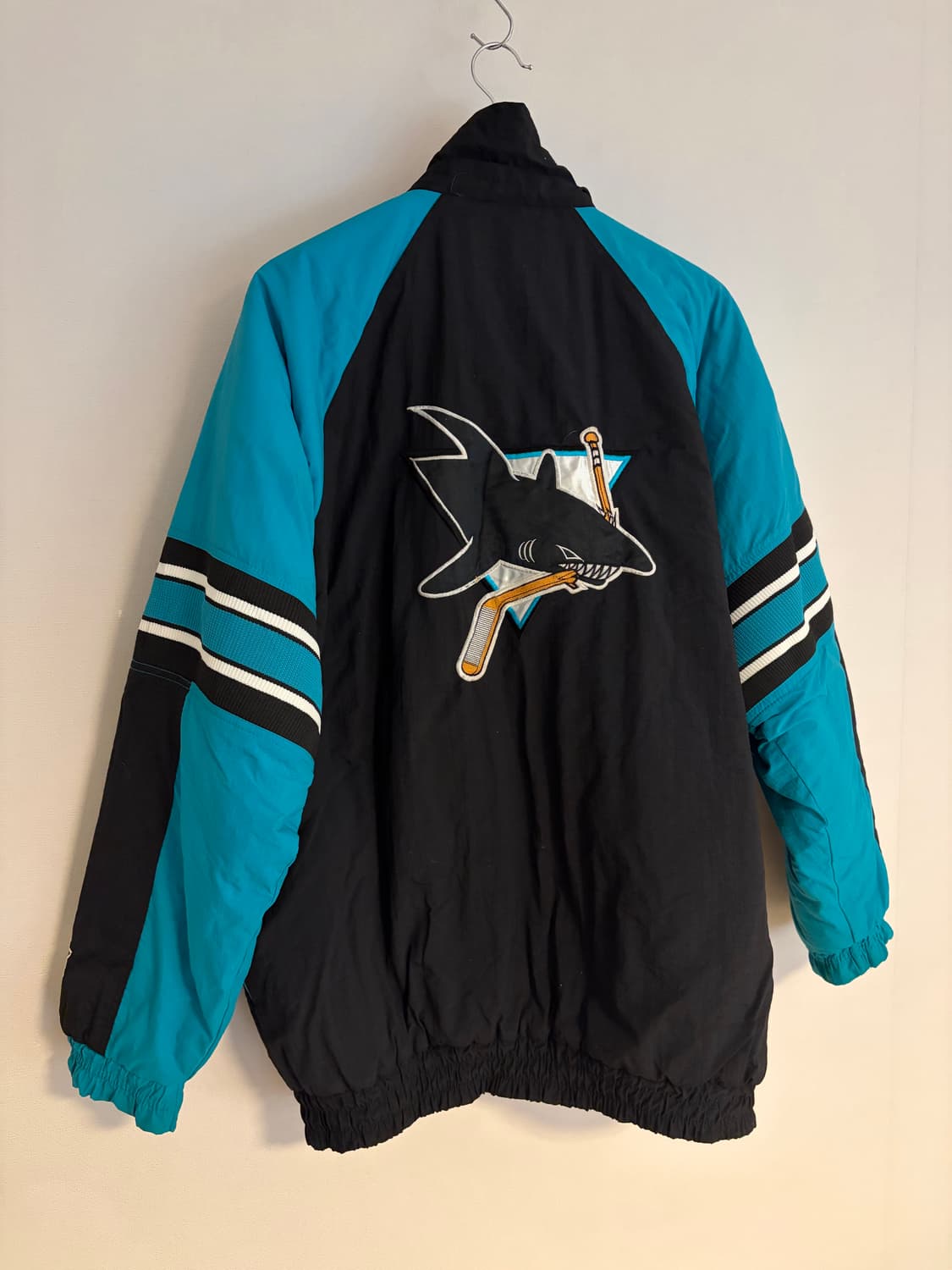 90s Starter San jose Sharks Jacket 상품이미지4