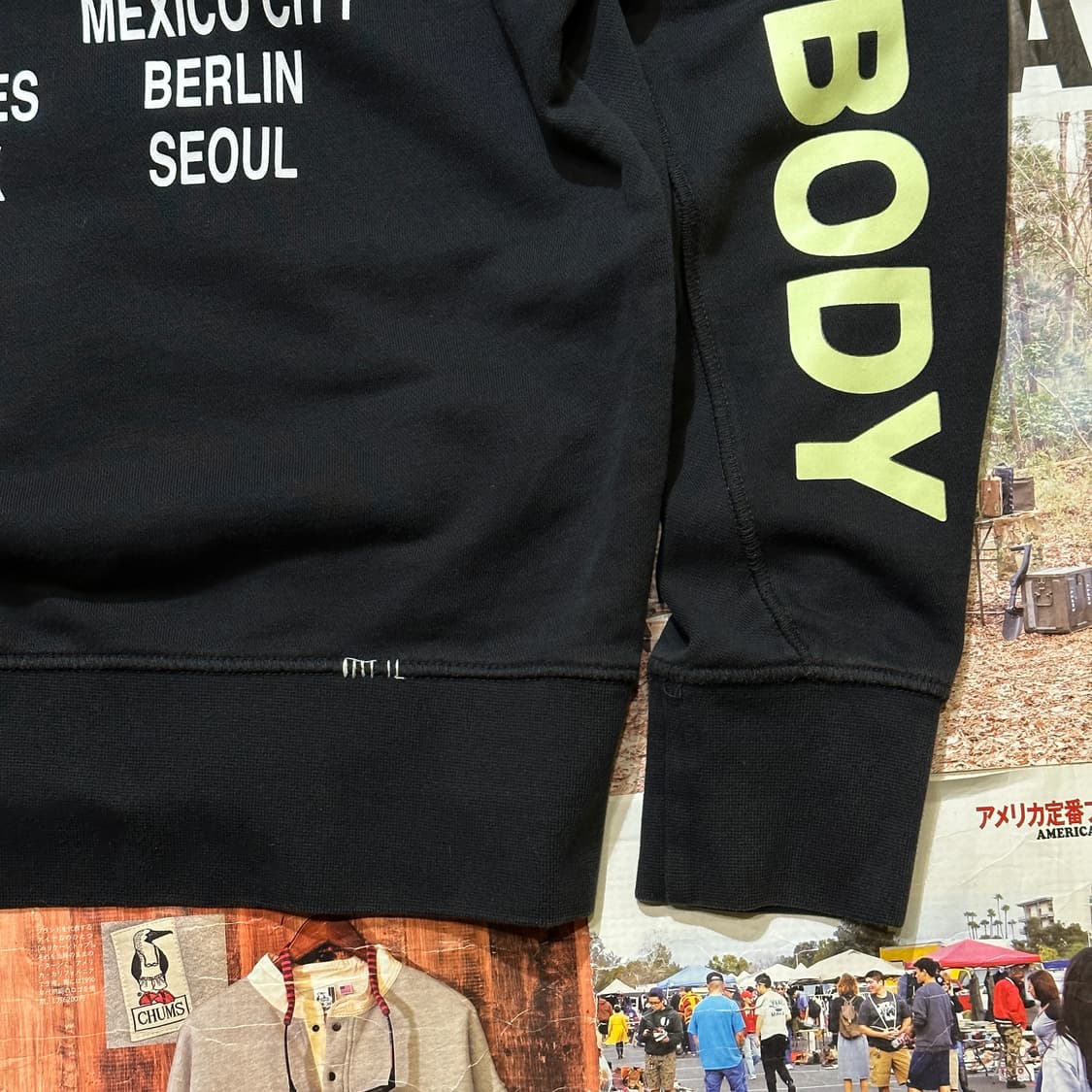 나이키 월드투어 블랙 후드티 상품이미지4