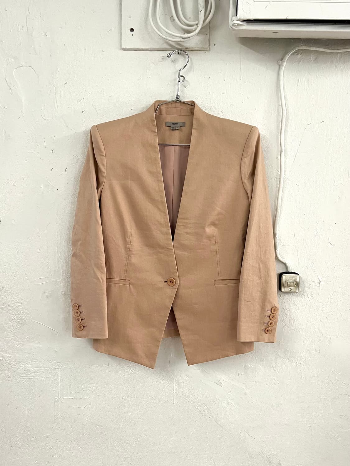 헬무트랭 핑크 베이지 자켓 상품이미지1