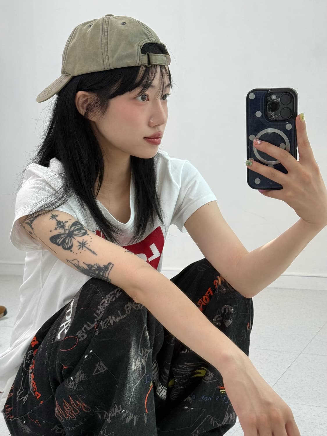 Gap 카키 캡 상품이미지4