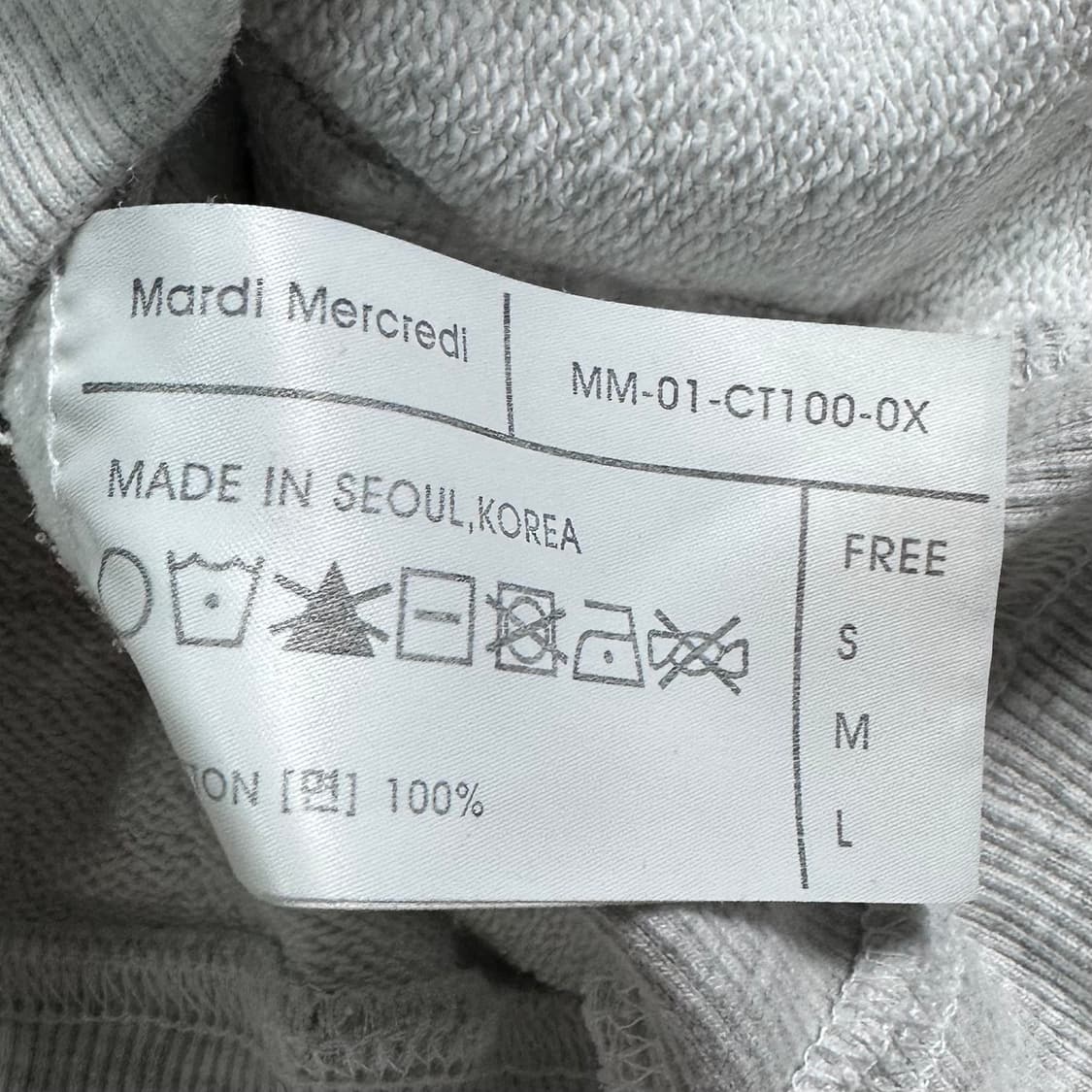 마르디메르크디 멜란지 맨투맨 상품이미지6