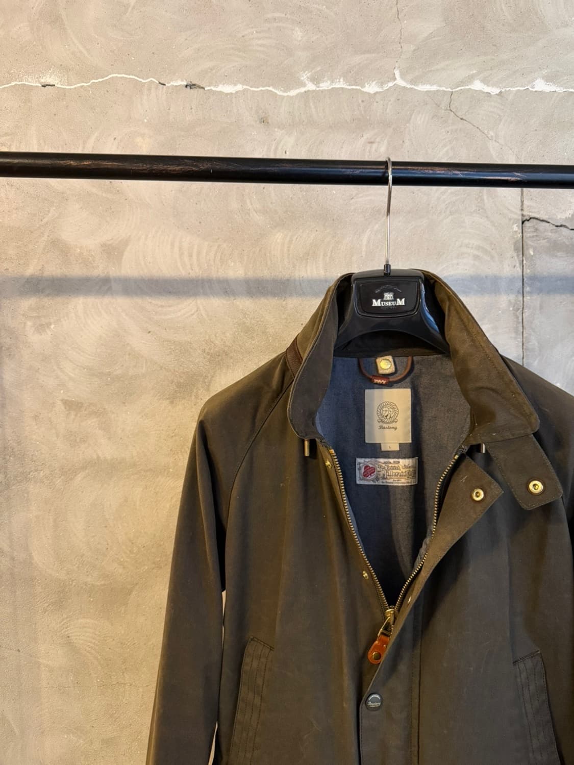 바스통 왁스코팅 아웃도어 자켓 남성 100-105 상품이미지3