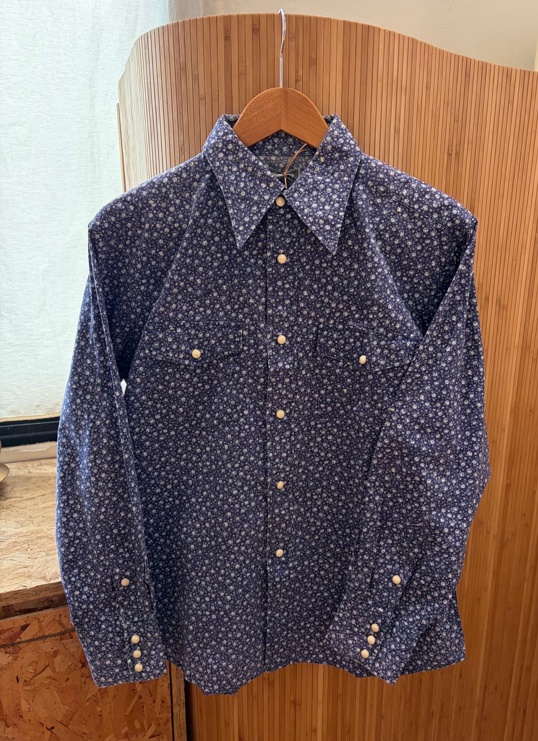 Time's Log Floral Western Shirt 상품이미지3