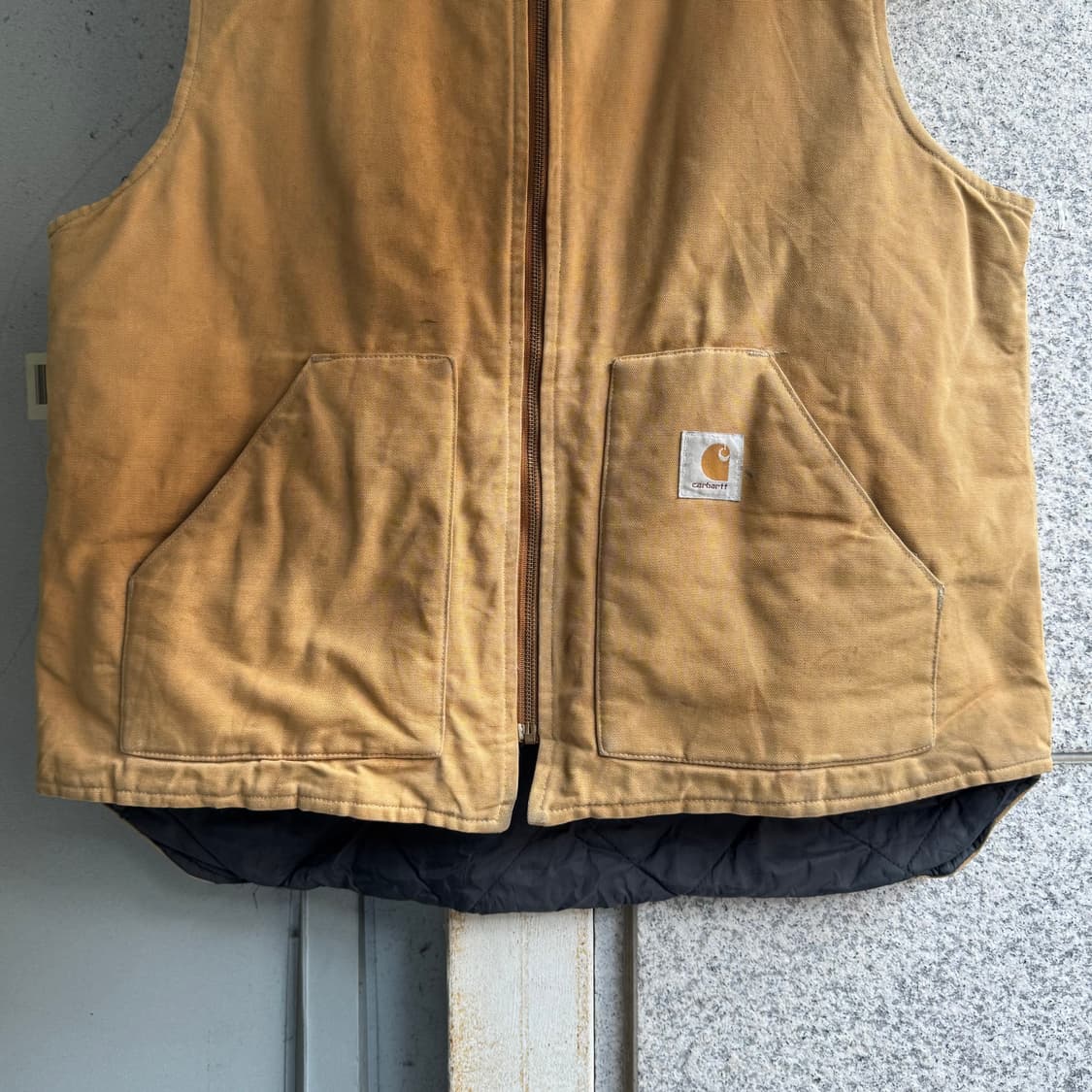 90s 칼하트 덕 액티브 캔버스 조끼 베스트 상품이미지4