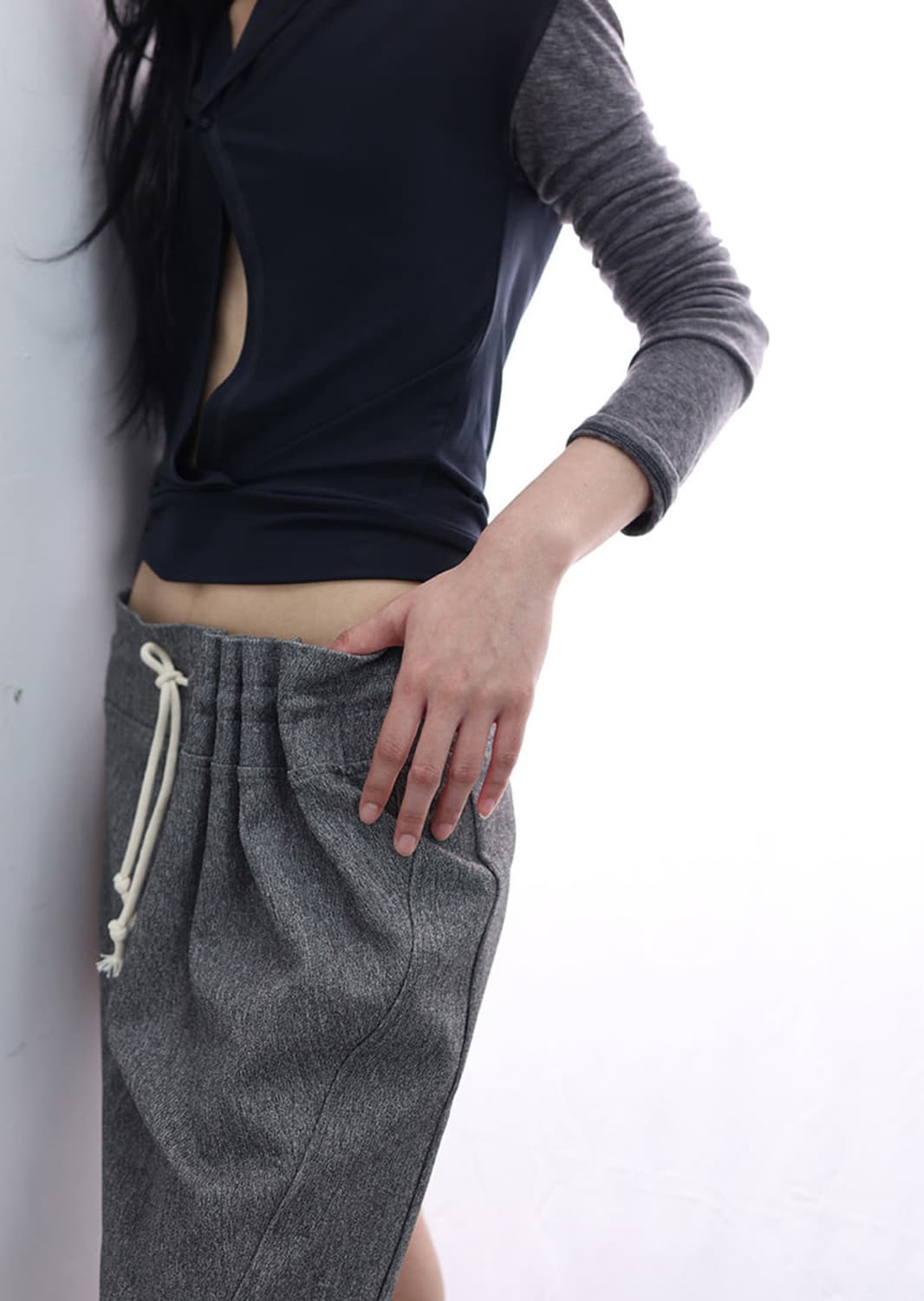 울리카상투스 Curtain midi skirt 상품이미지2