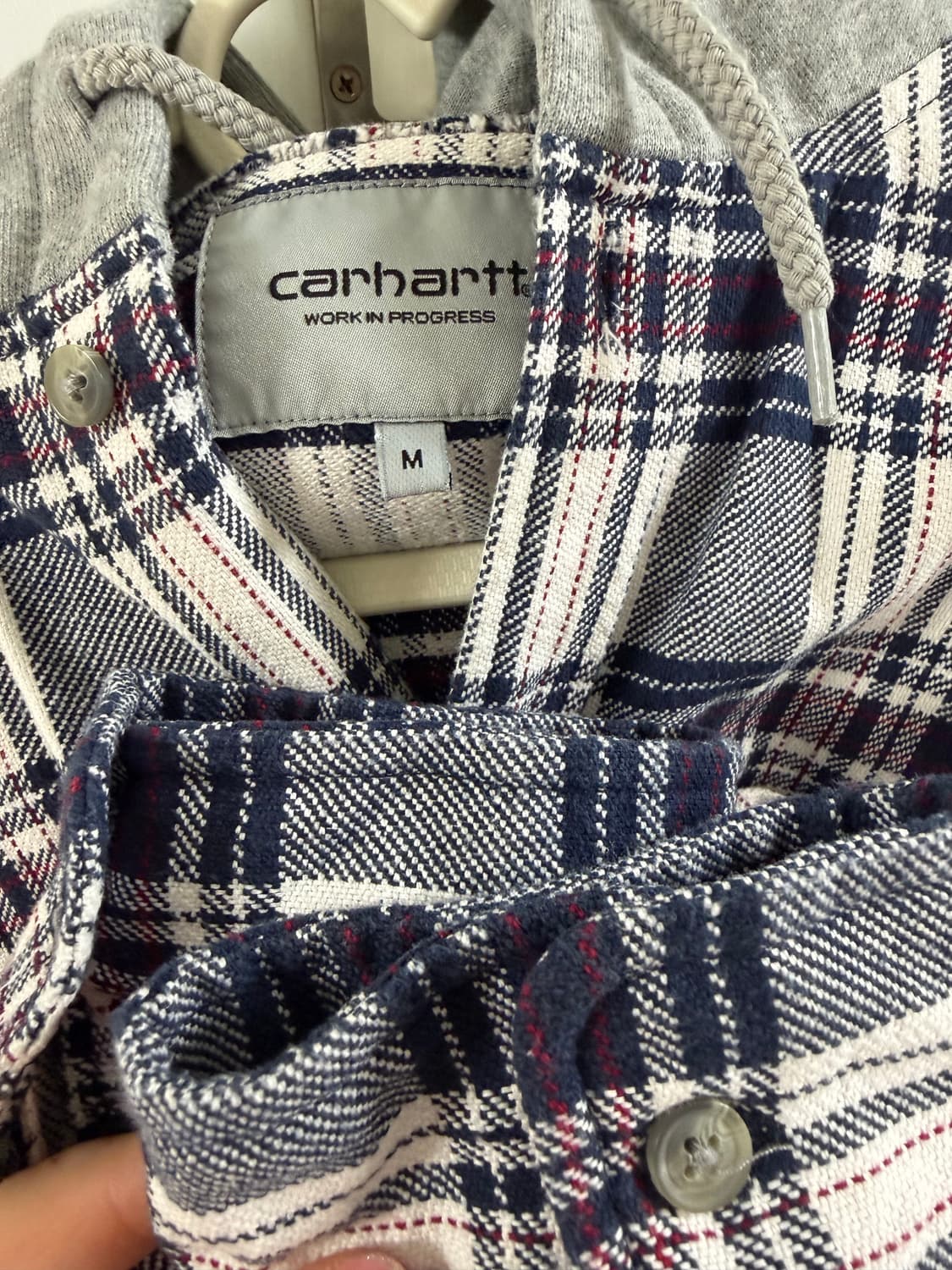 칼하트 후드 체크셔츠 상품이미지3