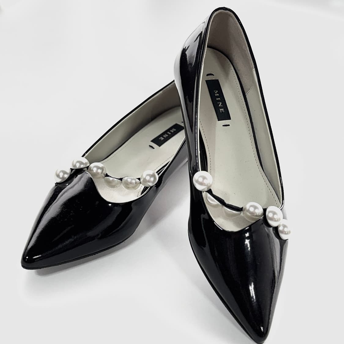 마인 진주 포인트 플랫 슈즈 240 상품이미지1