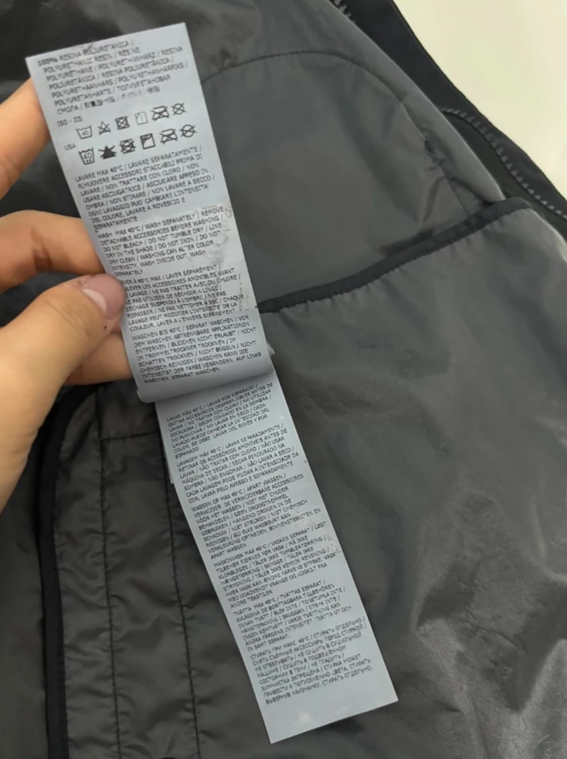 정품 스톤아일랜드 크링클랩스 멤브라나 바람막이 95 상품이미지7