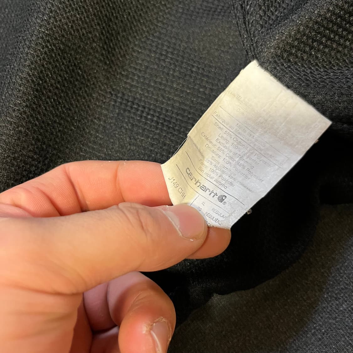 [XL] 00s 빈티지 칼하트 J149 써멀 후드집업 CHH 상품이미지3