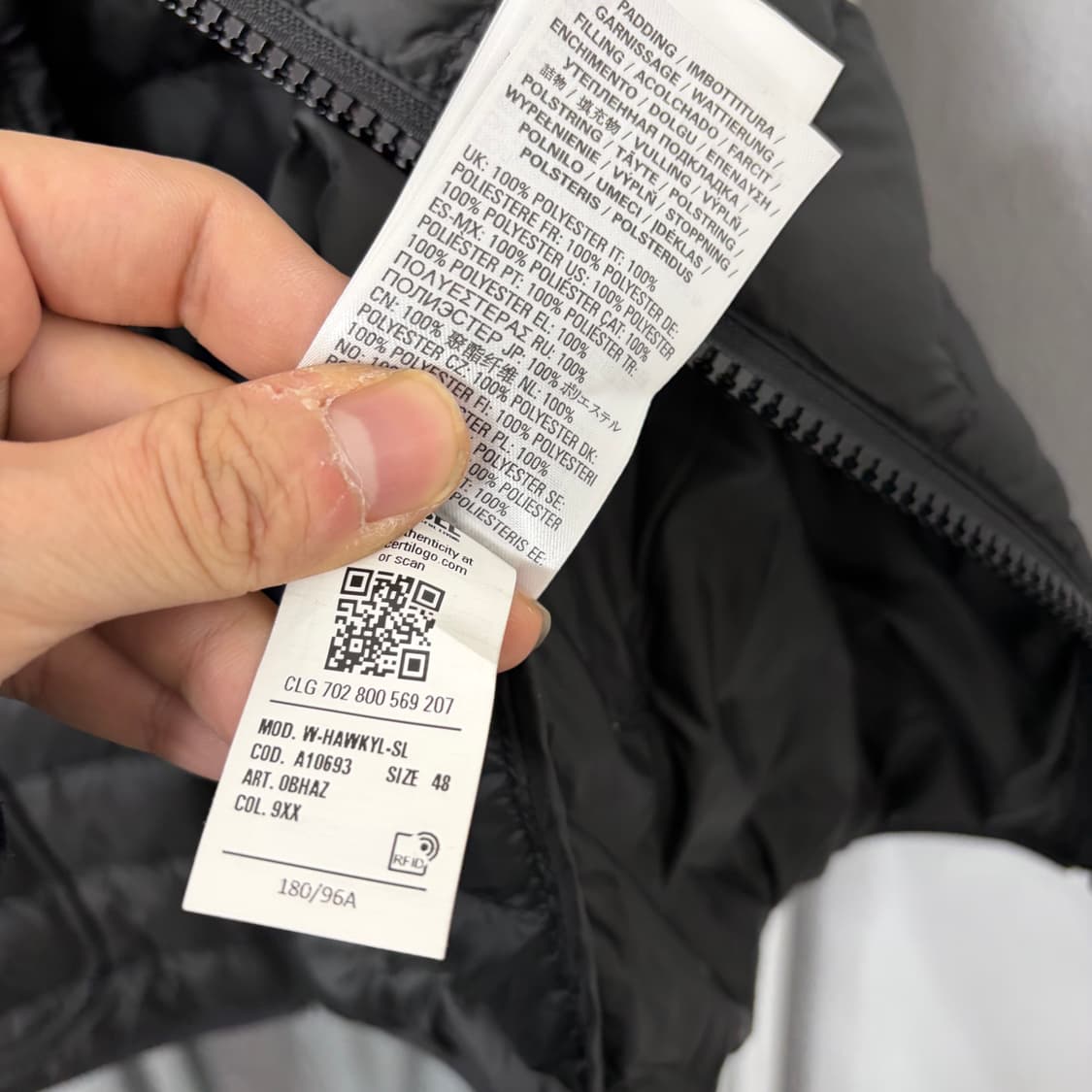 디젤 W-호킬 경량 패딩 베스트 상품이미지9