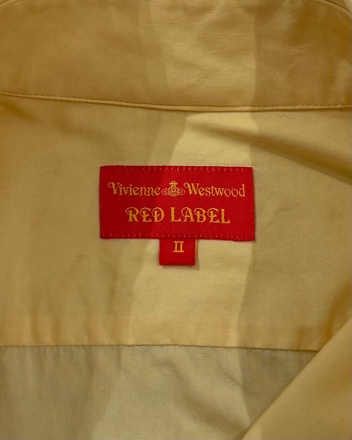 비비안웨스트우드 레드라벨 옐로우 클래식 셔츠 상품이미지7