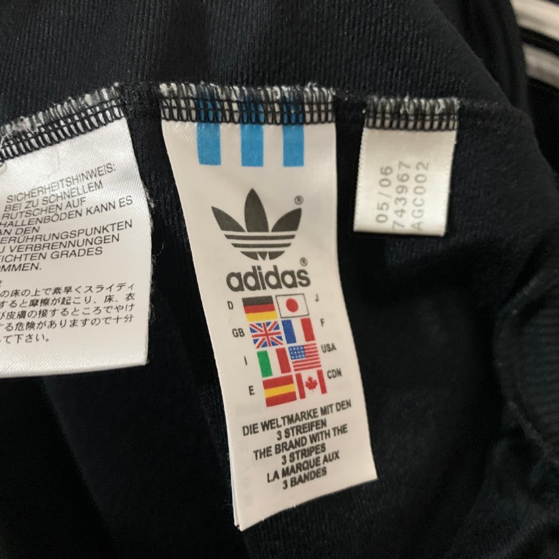 M 아디다스 오리지널 파이어버드 블랙 트랙탑 져지 자켓 상품이미지5