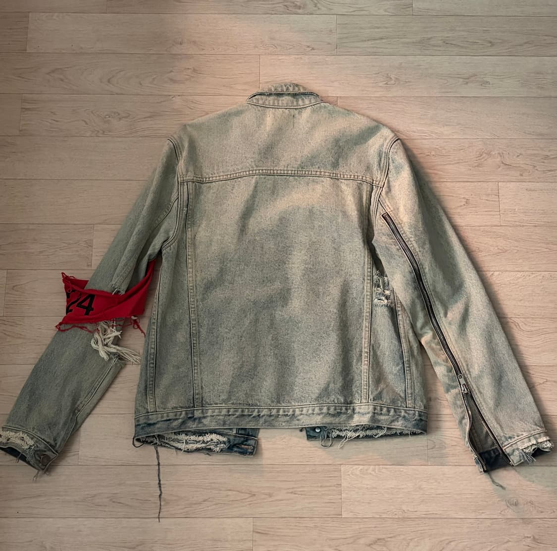 424 cut out denim trucker jacket 상품이미지2