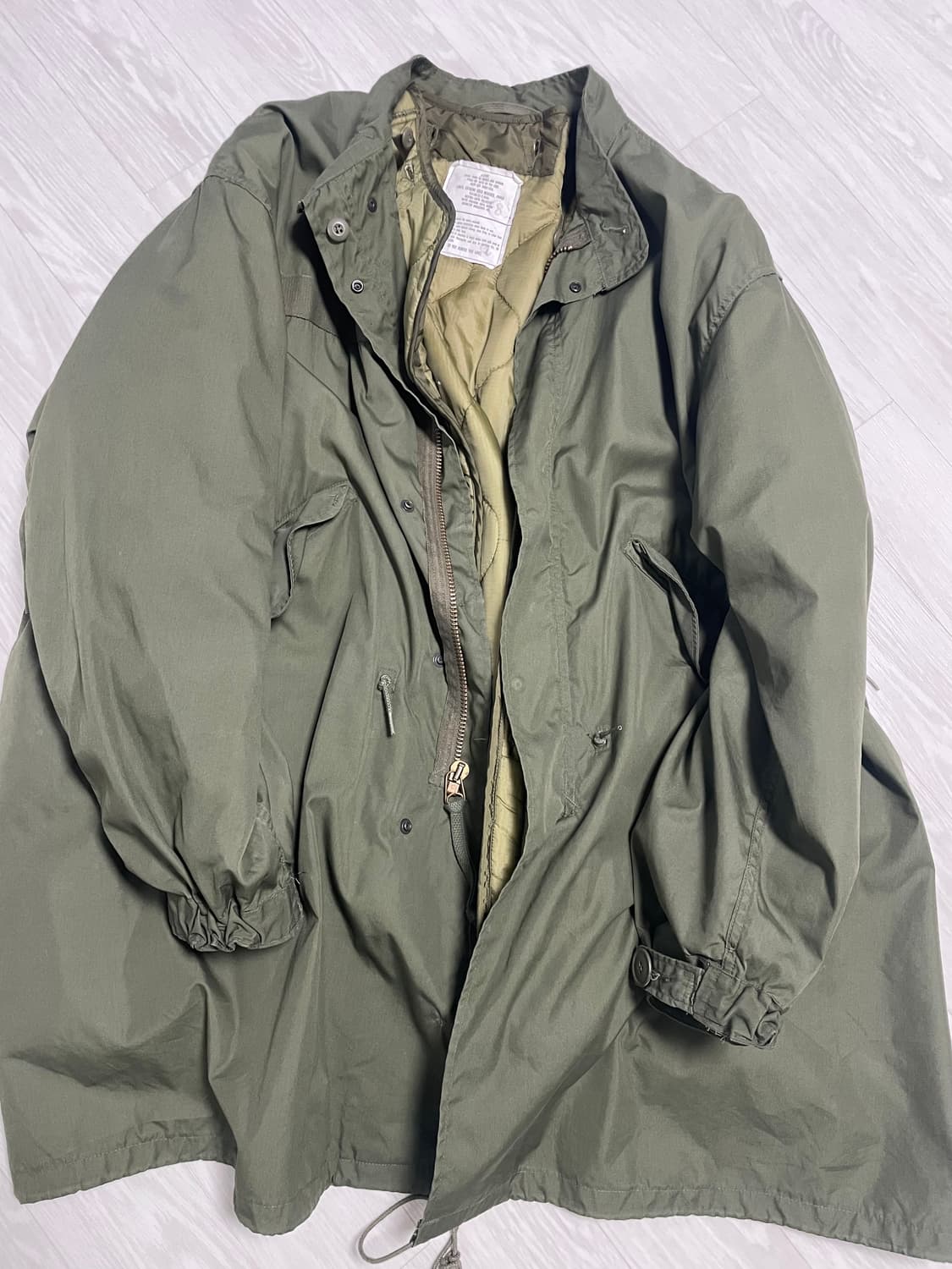 m65피쉬테일 민트급 xl 내피세트 상품이미지1